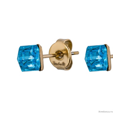 Пусеты Fiore Luna,  Aquamarine, SWE2127/1 A G Пусеты Fiore Luna,  Aquamarine, SWE2127/1 A G